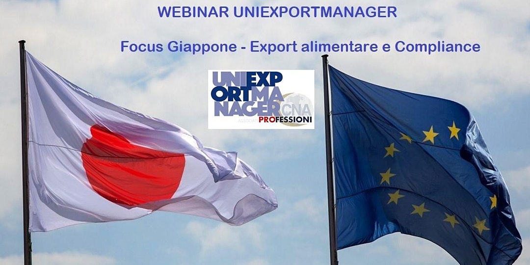 Esportare in Giappone. Webinar gratuito focalizzato sull’export di prodotti alimentari