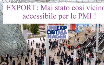 Export: Mai stato così vicino e accessibile alle PMI !