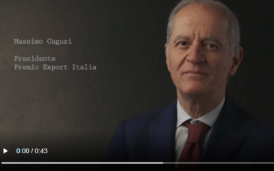 Massimo Cugusi presenta il Premio Export Italia