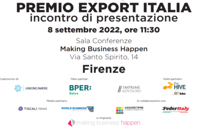 Il Premio ExportItalia Sbarca in Toscana