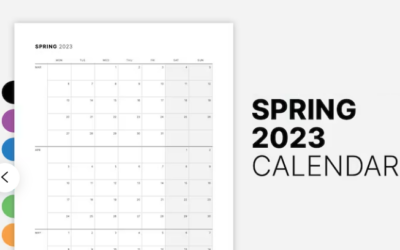 Calendario Primavera 2023