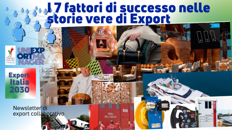Newsletter Export 2030 #44: I 7 Fattori di Successo nelle Storie del Premio Export Italia