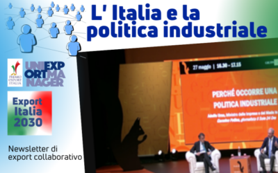 Newsletter Export 2030 #48: L’Italia e la Nuova Politica Industriale