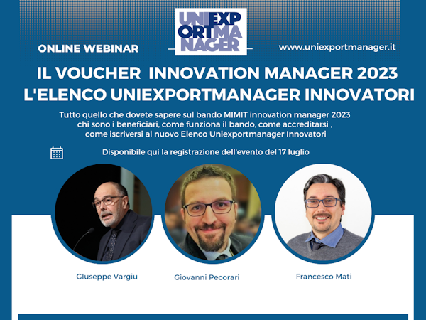 Voucher Innovation Manager: il nostro Webinar con il Q&A