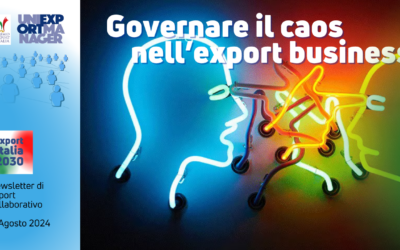 Newsletter Export 2030 #71: Governare il Caos nell’Export Business