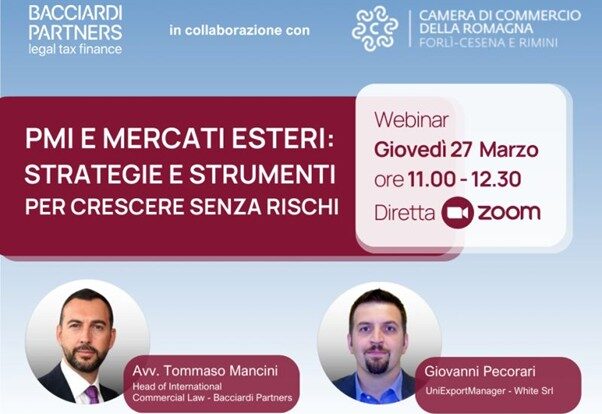Camera di Commercio della Romagna e Bacciardi Partners