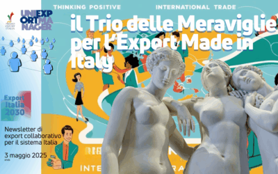 Newsletter Export 2030 #89: Collaborazione Competenze e Creatività: il Trio delle Meraviglie per l’Export del Made in Italy
